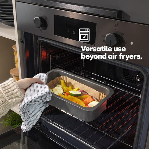 100 Disposable Air Fryer Liners - Rectangular